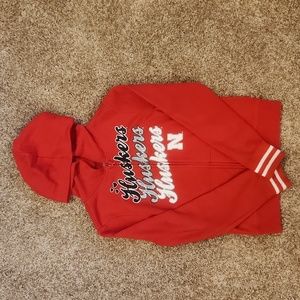 Nebraska Huskers 5th & Ocean girls hooded sweatshirt